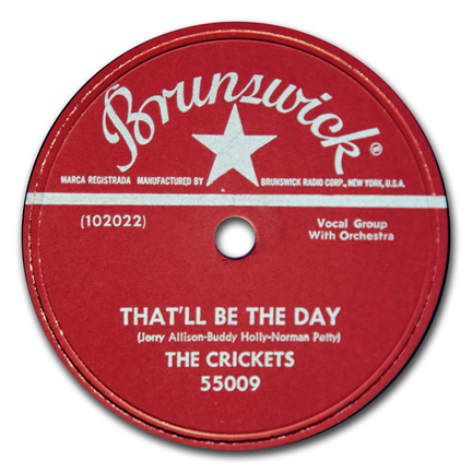 The CRICKETS - 78rpm - Brunswick 55009